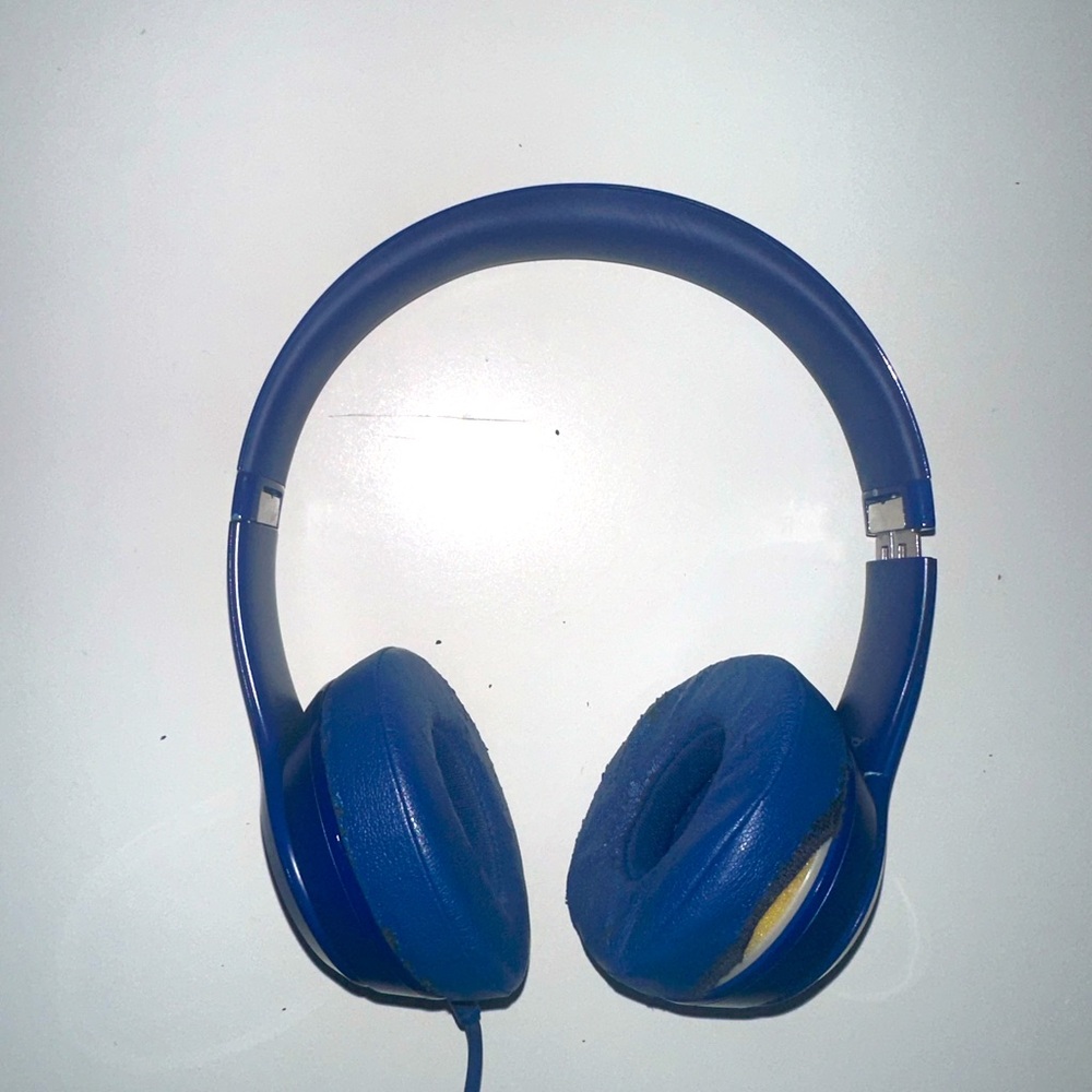 Beats Blue Headphones